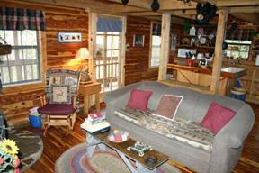Smoky Mountain cabin interior