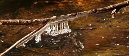 Ice in the river