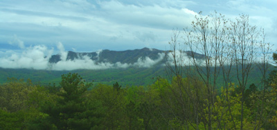 View of the Smokies from Townsend, TN April 27, 2008