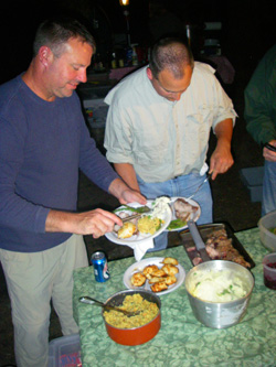 Dinner is served