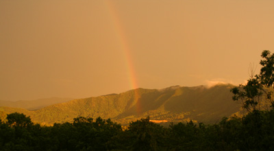 Rainbow over Rich Mountain