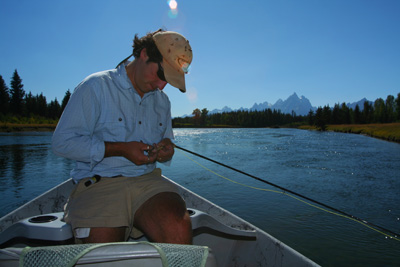 Floating the Snake River in Jackson Hole, Wyoming