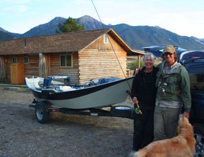 Julie Tallman & Madison River fly fishing guide John McClure