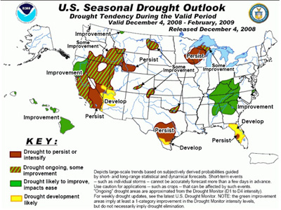 Drought Outlook - December ‘08