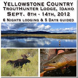 TroutHunter 2012 Button Join us in Yellowstone Country