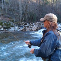Winter nymphing in the Smoky Mountains